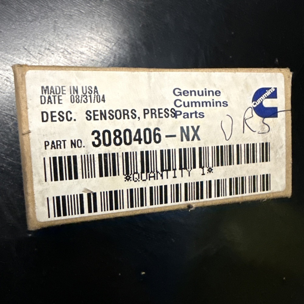 Genuine Cummins 3080406-NX Pressure Sensor OEM Diesel Engine Part USA